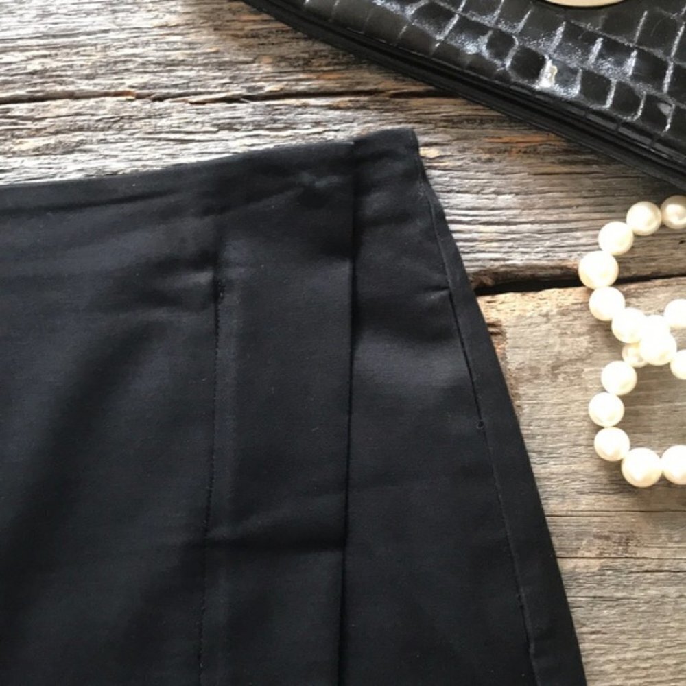 GAP Black Wrap Skirt